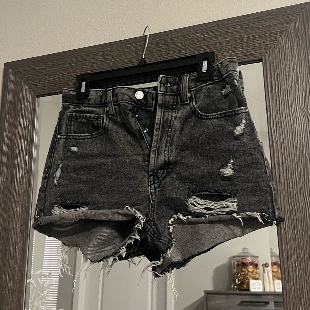 Black target shorts